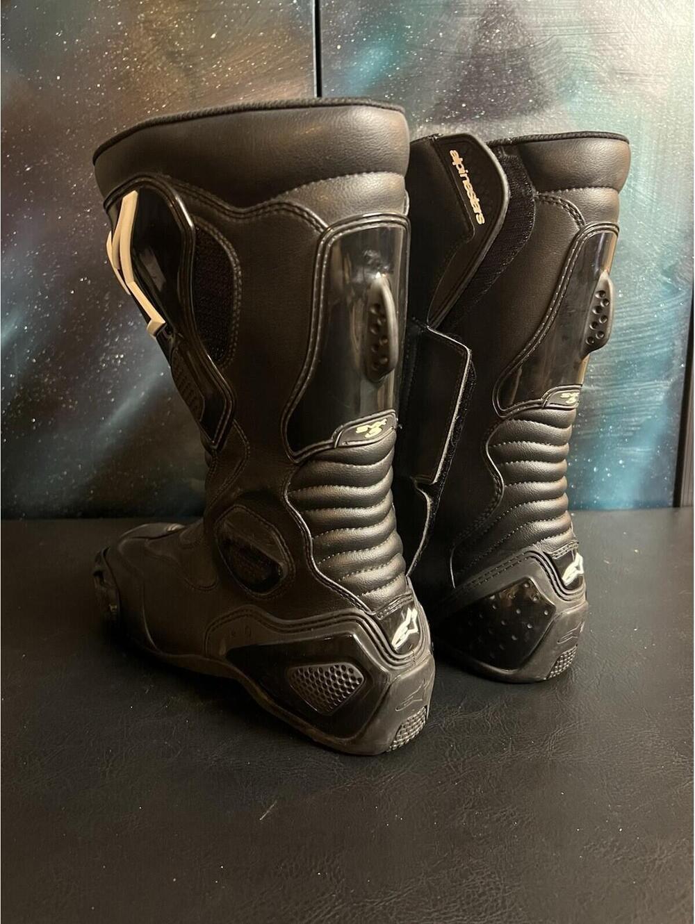 Alpinestars S-MX5 Leather Waterproof Motorbike Boots, EU 48, US 12.5 Motorcycle - Picture 8 of 15